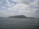 3日目、香川県高松港に向けて航行中の宝島。