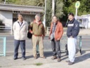 4日目、小豆島草壁港に停泊後、風呂のためバス待ちの間に撮影。