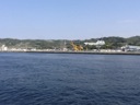 淡路島富島港に向けてのパノラマ3。